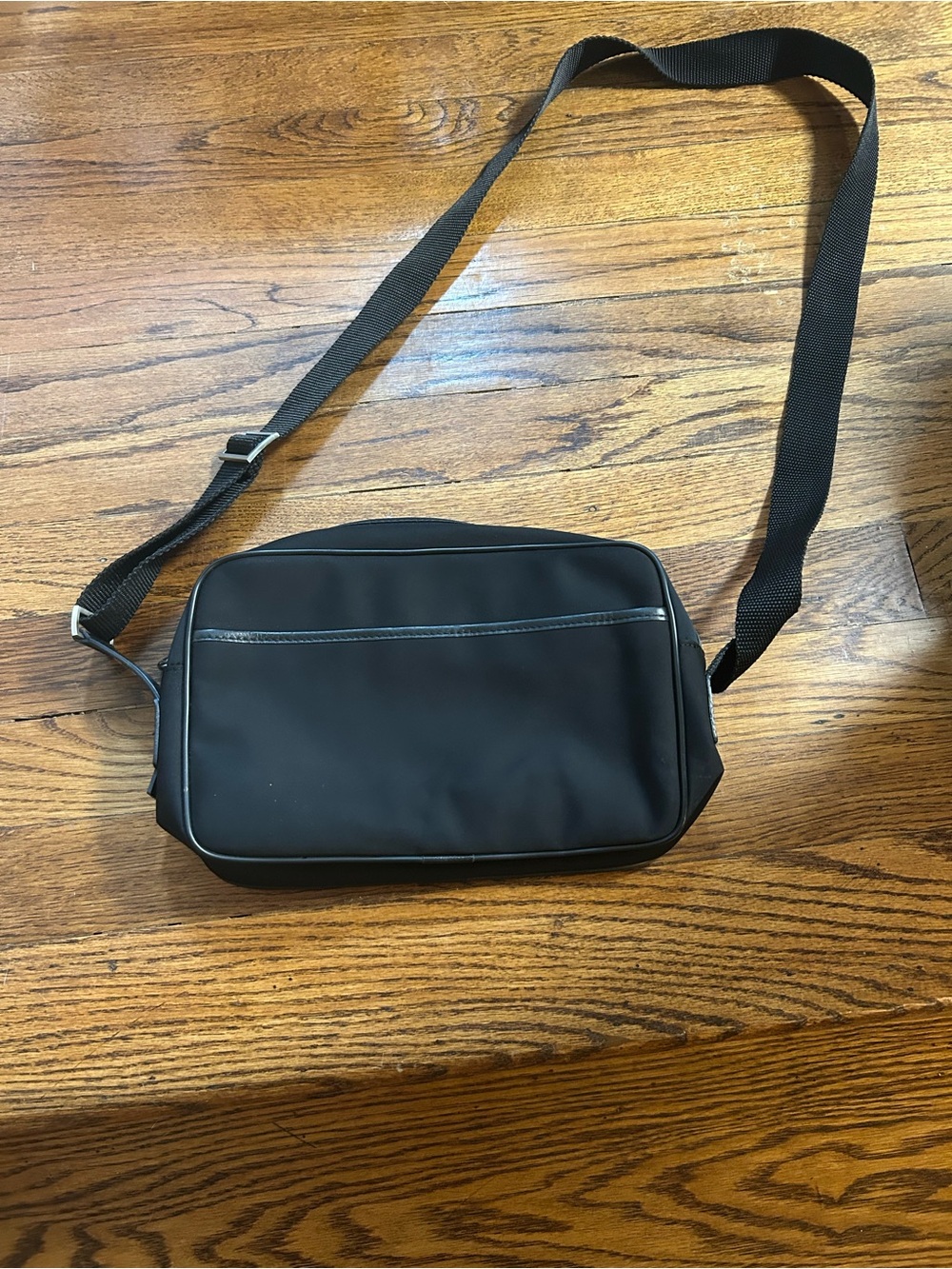 Ecco Black Men's Messenger Crossbody Bag